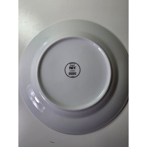 Pier 1 LUMINOUS White Porcelain 11" Rimmed Large Soup Bowls - SET OF 3 - Picture 5 of 6